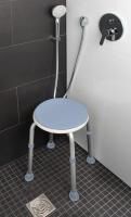 Vorschau: Vital Comfort Duschhocker höhenverstellbar 360 drehbar, Belastbarkeit bis 120 kg