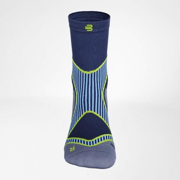 BAUERFEIND Sports Run Performance Mid Cut Socks, hautverträgliche und atmungsaktive Materialien