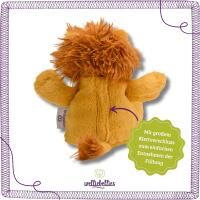 Vorschau: welliebellies® "Löwe midi" Wärmekuscheltier mit Bio-Hirse-Füllung, spendet bis zu 90 min Wärme