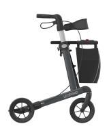 Vorschau: Mobilex Leopard Aluminium Rollator mit Softrädern, Sitzhöhe 55 cm, zusammenklappbar