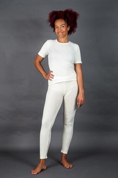 Moser Care Lamwolle Shirt unisex mit kurzem Arm und Rundhals aus 40% Lammwolle