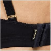 Vorschau: lipoelastic BH PI Premium Kompressions BH schwarz elegantes Design mit Spitze