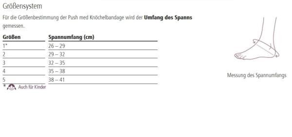 Ofa Push med Knöchelbandage bietet dem Knöchelgelenk Halt und kann vielseitig eingesetzt werden