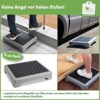 Vital Comfort Trittstufe Einstiegshilfe zur Überwindung hoher Schwellen, 9 cm