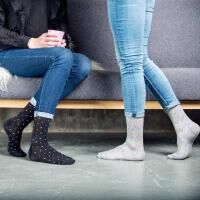 Vorschau: SupCare Premium Stützstrumpf Kniestrümpfe Modern Compress mit Baumwolle KKL 1, gepunktet