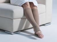 Vorschau: GOLDSTANDARD strapazierfähige Kompressionsstrümpfe m. Baumwolle für empfindliche Haut versch. Längen