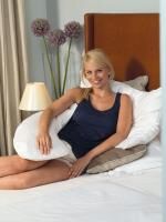 Vorschau: Dr. Winkler aufblasbares Armlagerungskissen mit Vlies und Stoffbezug, 70 x 28 x 8 cm