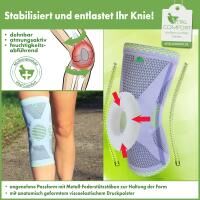 Vorschau: Vital Comfort Kniebandage PatellaTec für Sport u. Regeneration, perfekter halt durch Silikonstreifen