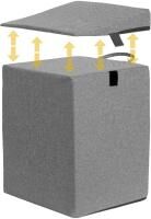 Vorschau: RUSSKA Bandscheiben-Entlastungswürfel Duo (Würfel und Keilkissen) Maße: 40 x 35 x 48/55 cm