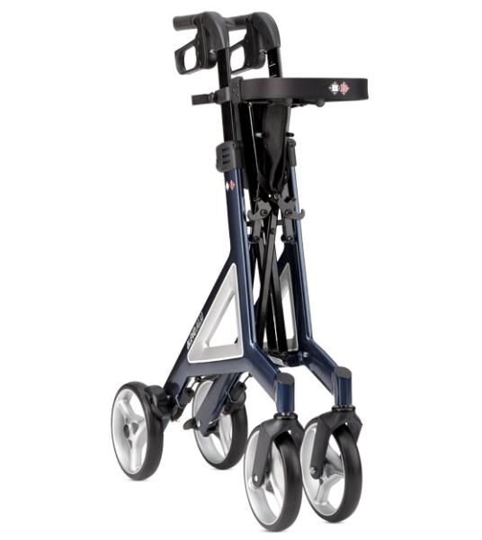 BB Alevo Alu Leichtgewichtrollator mit Komfortsitz inkl. Tasche, faltbar, Sitzhöhe 51 o. 58,5 cm