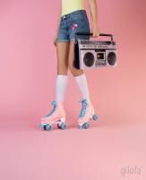 Vorschau: ofa Gilofa Aloe Vera Kniestrumpf mit pflegendem Aloe Vera