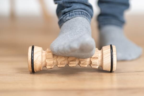 Styleholz Fußmassageroller für Fußreflexzonenmassage