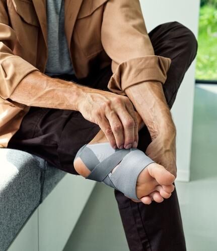 ofa Push med Fußbandage FP entlastet Fußgewölbe bei Überlastung der Plantarfaszie