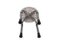 Vorschau: ANTAR Aluminium Toilettenhocker mit Kunststoffsitz u. verstellbarer Sitzhöhe 37 cm - 54 cm