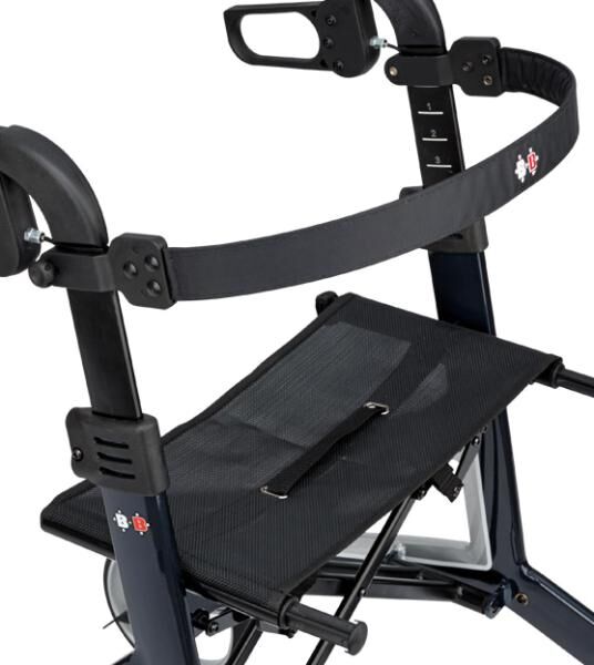 BB Alevo Alu Leichtgewichtrollator mit Komfortsitz inkl. Tasche, faltbar, Sitzhöhe 51 o. 58,5 cm