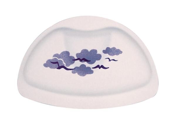 RIDDER Badewannen Kopfpolster Helgoland 20 x 30 cm mit Saugnäpfen aus hautsympatischem TPE