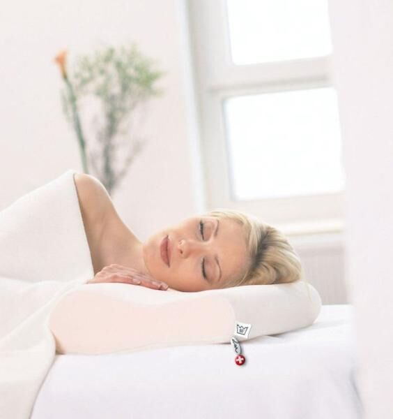 elsa Nackenkissen "Der Klassiker" anatomische Form mit Nackenwölbung, versch. Höhenen