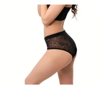 Vorschau: SELENACARE atmungsaktive Periodenunterwäsche Recycled Lace Leaf Hipster mit recycelter Spitze