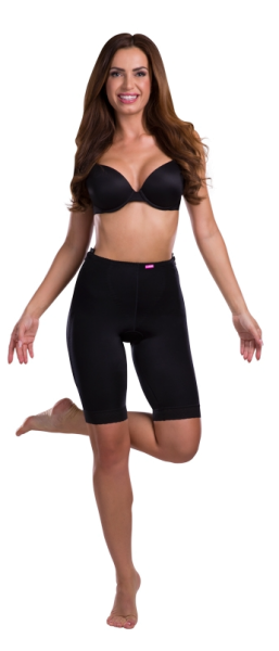 lipoelastic TF Comfort postoperative Kompressionshose kurz mit Hygieneöffnung u. Reißverschluss