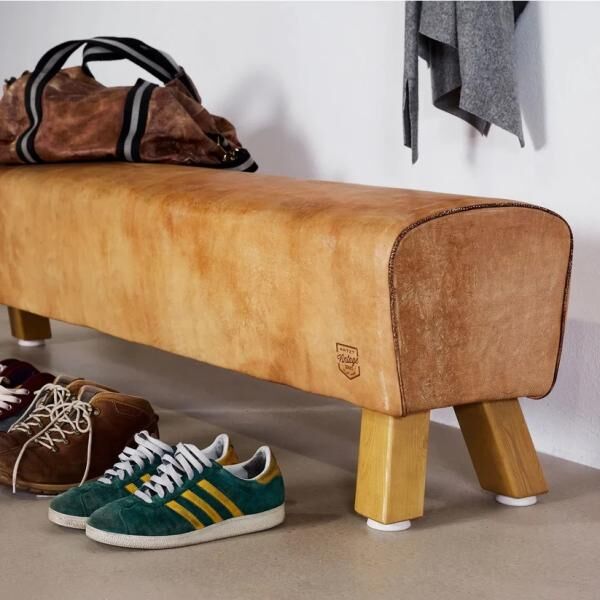 ARTZT Vintage Series Pferd Sitzbank aus echtem Rindsleder im Vintagelook