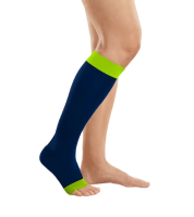 Vorschau: medi Rehab one lime/blue Kompressionsstrumpf zur Oedemtherapie