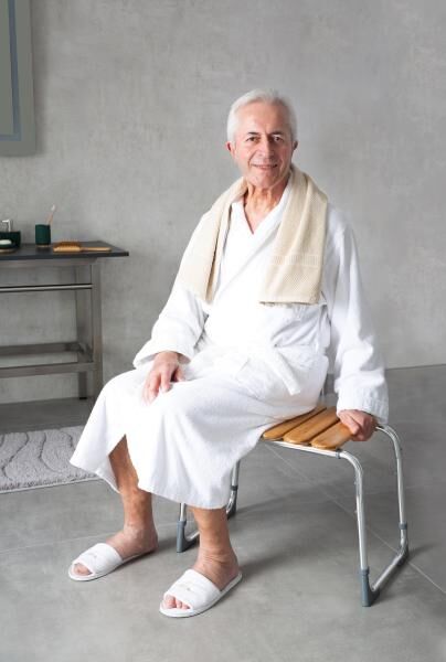 RIDDER Bad-Hocker Pro höhenverstellbar Gesamtabmessung: ca. 59,5 x 36 x 41,5-54 cm