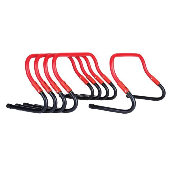 Gymstick Koordinationshürden 5er-Set höhenverstellbar zum Trainieren von Lauftechnik und Reaktion