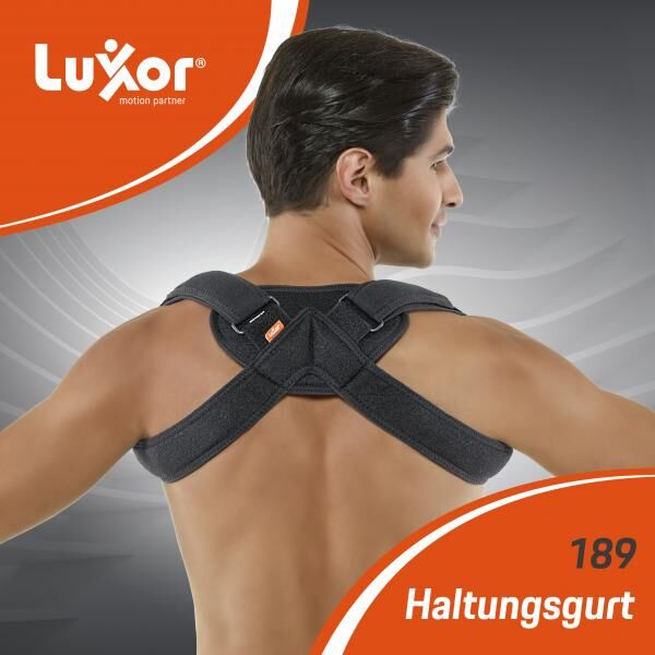 Luxor hochwertige Schlüsselbeinbandage Haltungsgurt zur Ruhigstellung des Schlüsselbeins