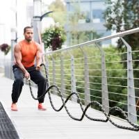 Vorschau: ARTZT vitality Battle Rope Trainingsseil mit ergonomischen Griffen