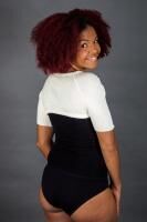 Vorschau: Moser Care Angora Schulterwärmer mit kurzem Arm aus 40% Angora