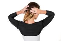 Vorschau: TRICONmed MAAM Kompressions Bolero nach Armstraffung mit Fixierbaendern in schwarz