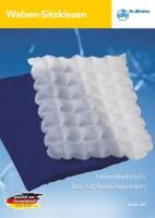 Vorschau: Dr. Winkler aufblasbares Waben-Sitzkissen 40x34 cm mit Bezug für ein angenehm weiches Sitzen