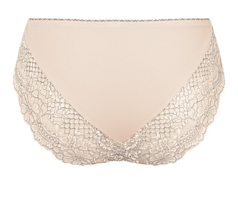 amoena Panty Slip Alina rose / grau, vorne und hinten mit weicher Mikrofaser