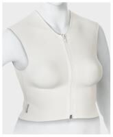 THUASNE Cicatrex postoperative Kompressionsweste mit Reißverschluss und flachen Nähten