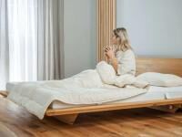 Vorschau: JONA SLEEP Bio Ganzjahres-Bettdecke Zirbe mit beruhigend wirkenden Zirbenflocken