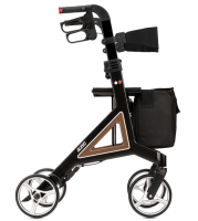 Vorschau: B&B Alevo Carbon Leichtgewichtrollator mit Komfortsitz inkl.Tasche, faltbar