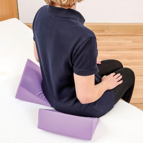 KUBIVENT PurplePos Positionierungskeil Lagerungskissen 25 x 20 cm individuelle Modellierung