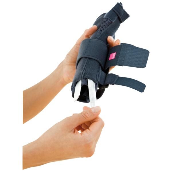 medi Manumed T anpassbare Aluminium Handgelenkorthese zur Stabilisierung von Hand und Daumen