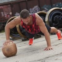 Vorschau: ARTZT Vintage Series Medizinball aus echtem Rindsleder in verschiedenen Gewichten