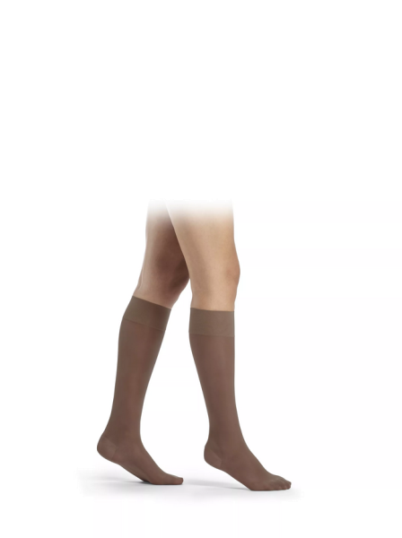 SIGVARIS DELILAH flat 140 den Stützstrümpfe in verschiedenen Längen u. Semi-transparenter Optik