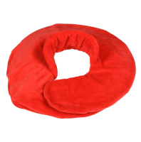 Vital Comfort Nacken-Wärmflasche mit breitem Trichter, Klettverschluss und Fleece-Bezug