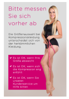Vorschau: Lipoelastic FLOW leggings schwarz mit sanfter Kompression und Massage Effekt