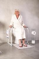 Vorschau: RIDDER mobile WC-Aufstehhilfe Sam inkl. Ablagekorb, weiß, kein Bohren o. Kleben