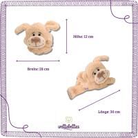 Vorschau: welliebellies® "Hund groß" Wärmekuscheltier mit Bio-Hirse-Füllung, spendet bis zu 90 min Wärme