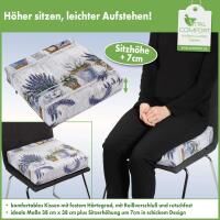 Vital Comfort Sitzerhöhung Lavendel 38 x 38 x 7 cm begünstigt eine aufrechte Sitzhaltung