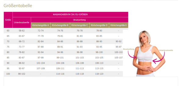 lipoelastic PI Special nahtloser postoperativer Kompressions-BH Schulterträger mit 4 Haken- und Ösen