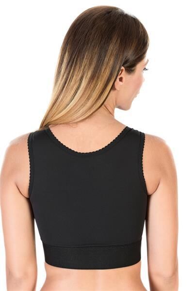 MAAM Kompressions-BH mit Brustgurt und breiten Trägern in schwarz