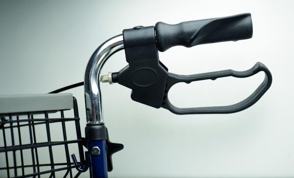 Actimo Delta Blau Rollator mit 3 Rädern für hohe Wendigkeit, faltbar