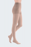 Vorschau: medi mediven comfort atmungsaktive Kompressionsstrümpfe, doppelt gestrickte Komfortsohle u. Lanolin