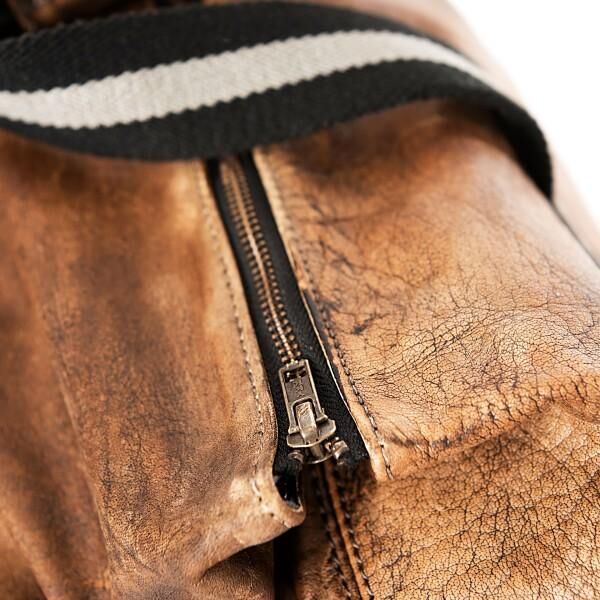 ARTZT Vintage Series Tasche aus echtem Rindsleder mit verstellbaren Gurt in verschiedenen Größen